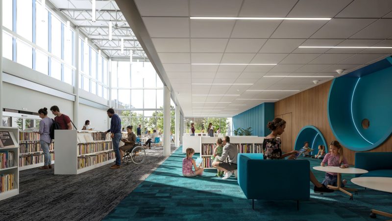 Construction is Underway on Belmont’s Fieldhouse and Library